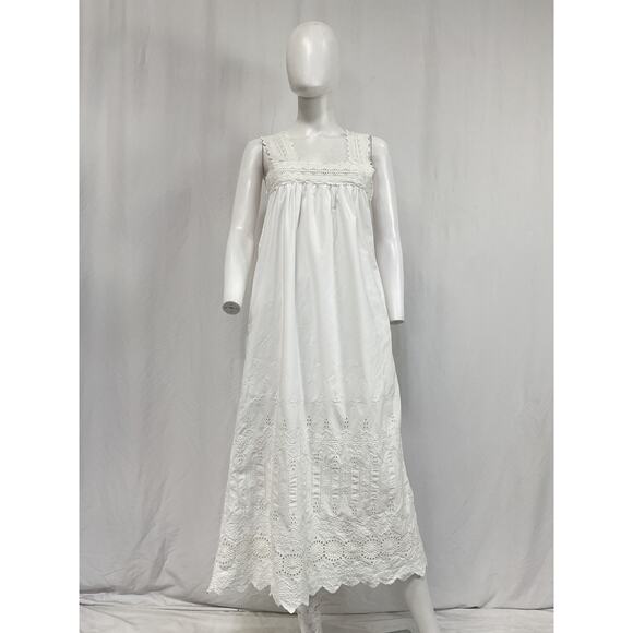 Posse 'Amelia' White Cotton Shift Dress Size XXS - Picture 2 of 5